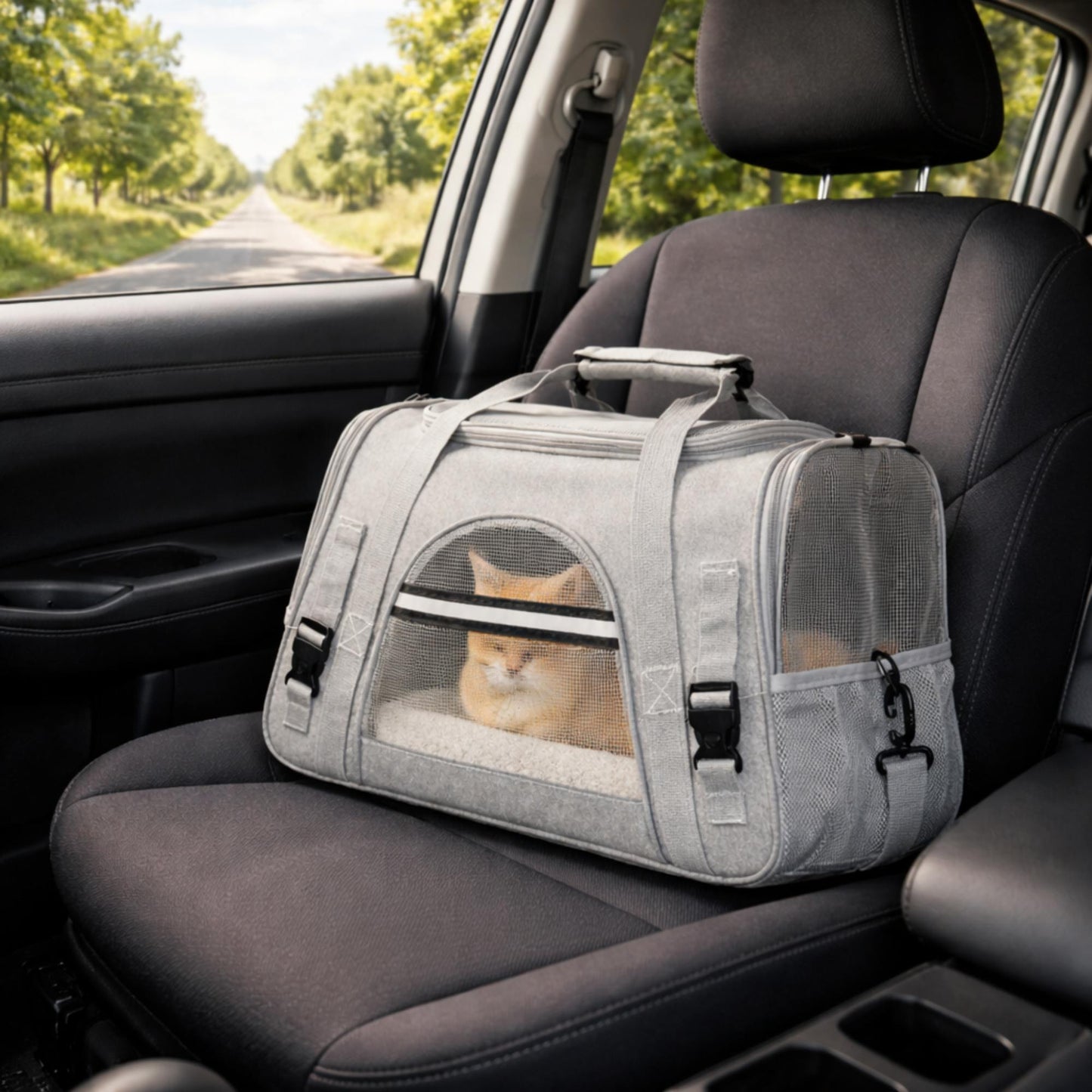 Sac de transport pour animaux de compagnie – confortable, respirant et sécurisé