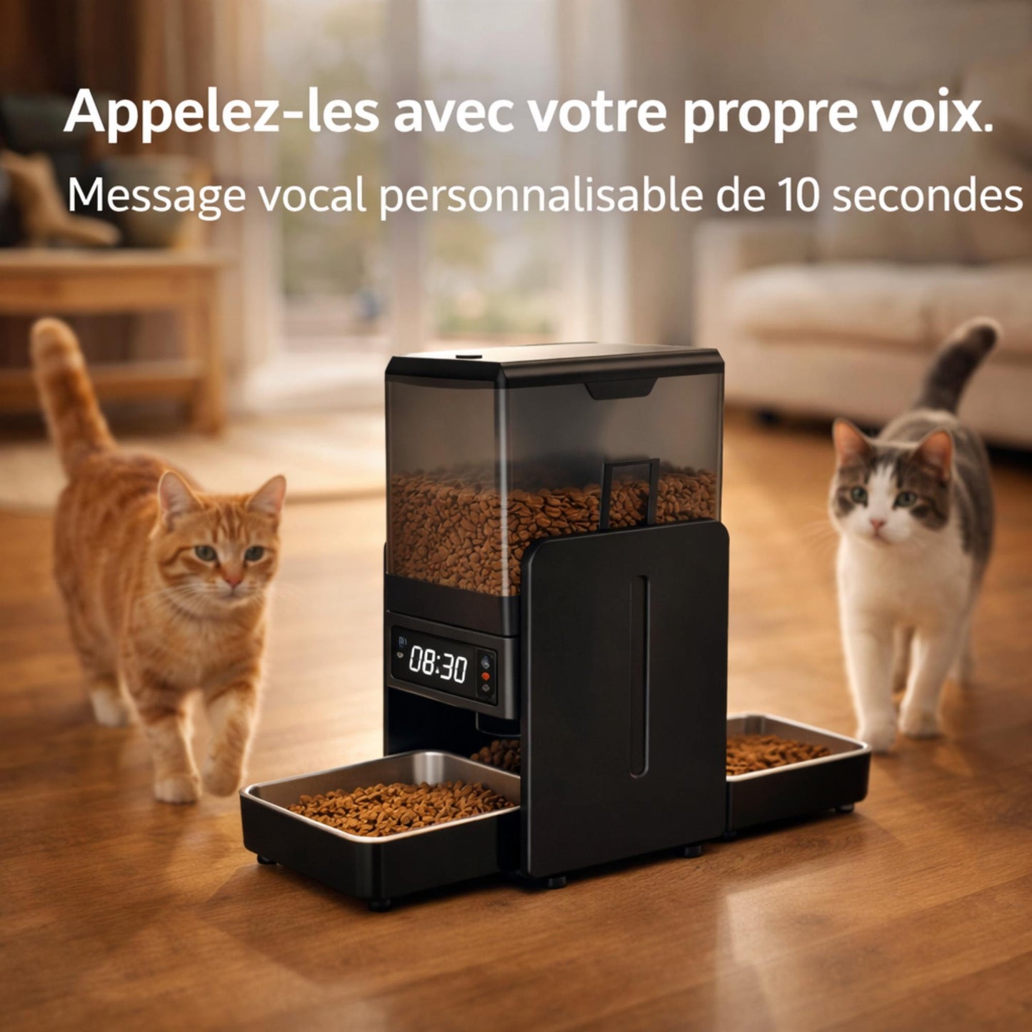 Distributeur automatique de croquettes double programmable – DUALO
