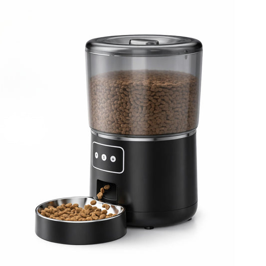 Distributeur de croquettes connecté 4L | Moustache & Cie