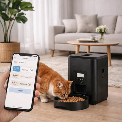Distributeur automatique de croquettes connecté Wi-Fi - PULSE