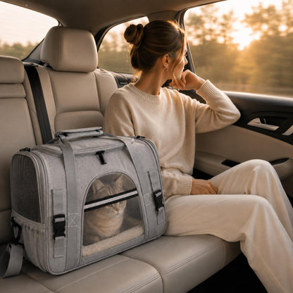 Sac de transport pour chat respirant  – LUMI