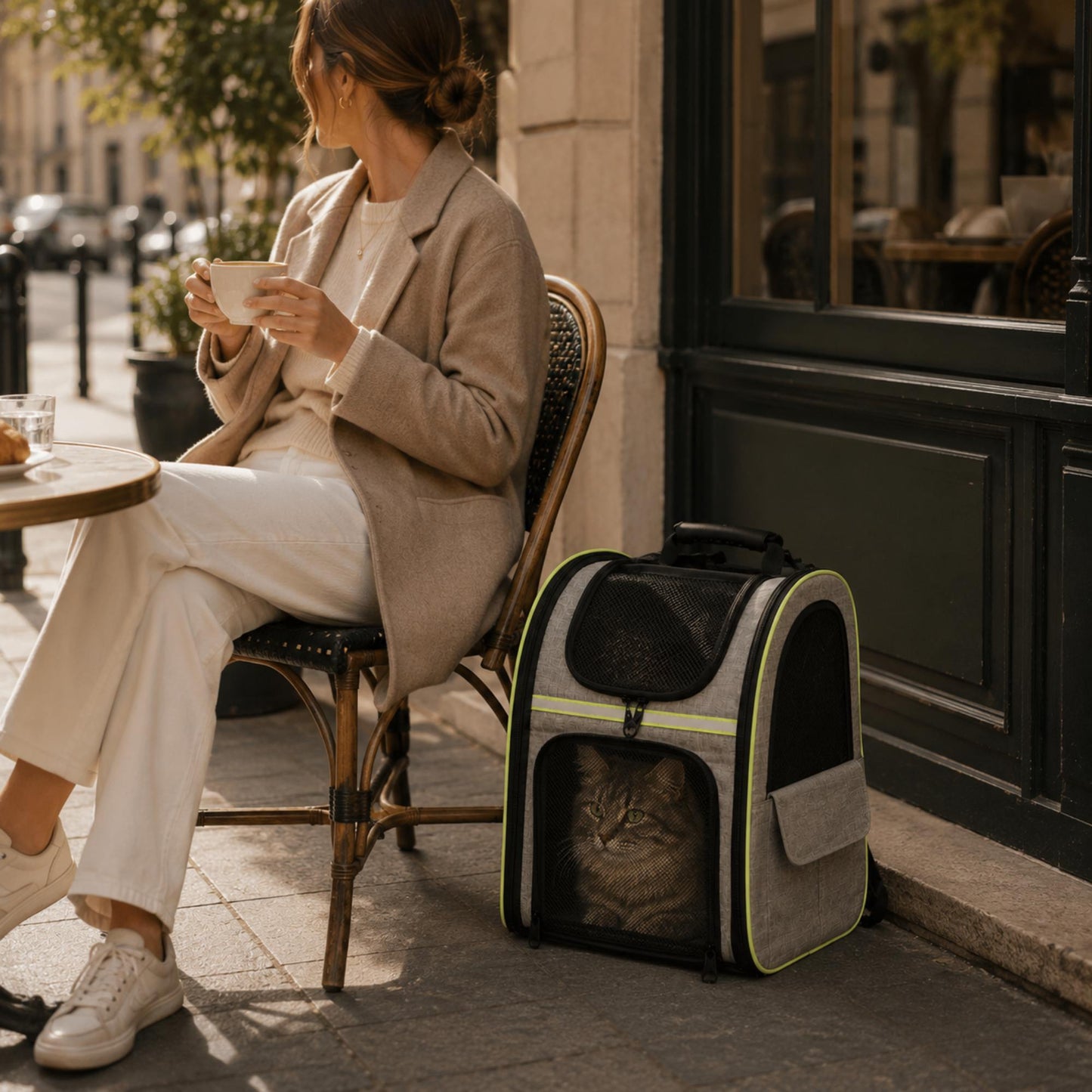 Sac à dos de transport extensible pour chat – ORIA