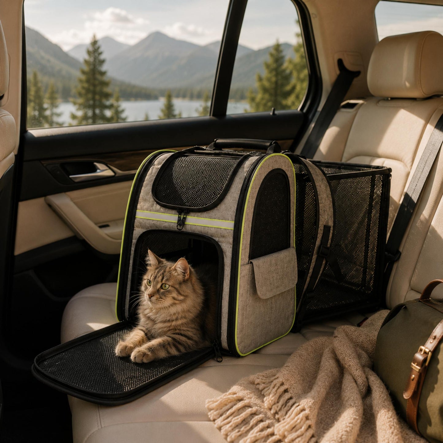 Sac à dos de transport extensible pour chat – ORIA