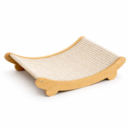 Griffoir pour chat en sisal avec couchage surélevé antidérapant – NIDO