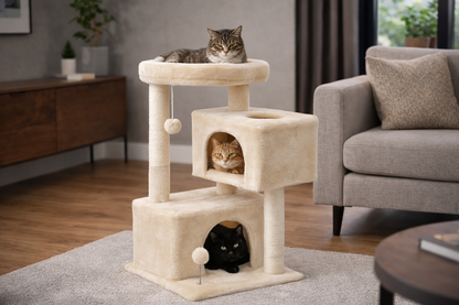 Arbre à chat en bois ARIA