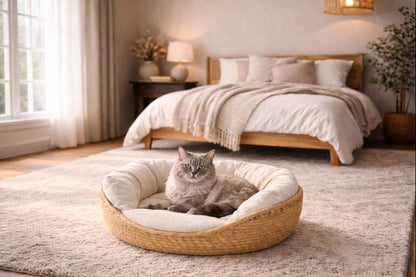 Panier tressé pour chat ELARA